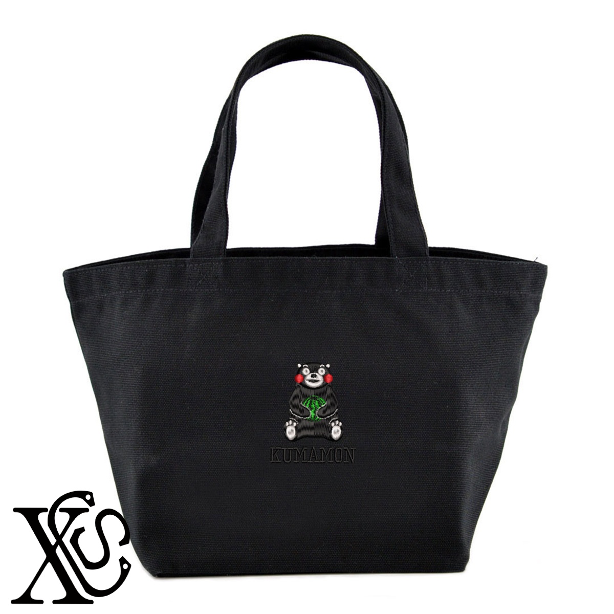 くまモン272-1柄単 刺繍 キャンバス生地 ランチ ミニ トートバッグ レディース メンズ【X-CLOTHES】オリジナル グッズ ワンポイント 雑貨