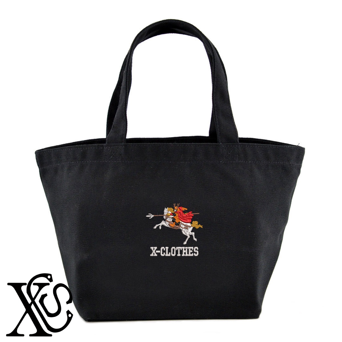 真田幸村4柄単 刺繍 キャンバス生地 ランチ ミニ トートバッグ レディース メンズ【X-CLOTHES】オリジナル グッズ ワンポイント 雑貨