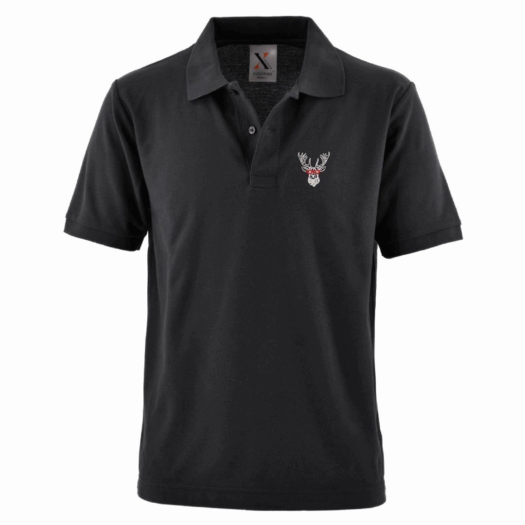 シベリアンハスキー 刺繍 メンズ ポロシャツ 半袖 服 グッズ ハスキー