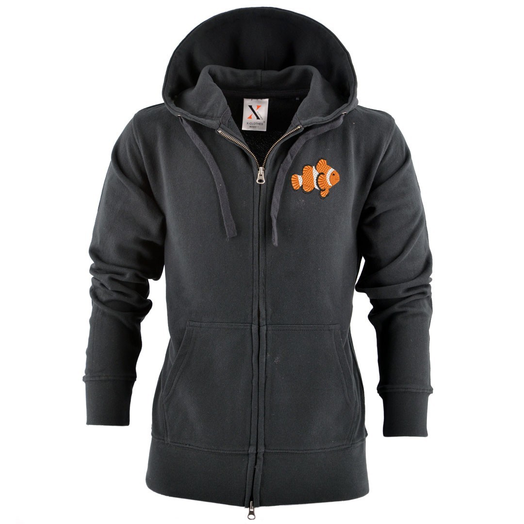 パンダ 刺繍 メンズ ジップ パーカー 服 グッズ 富士山 クモ ハート