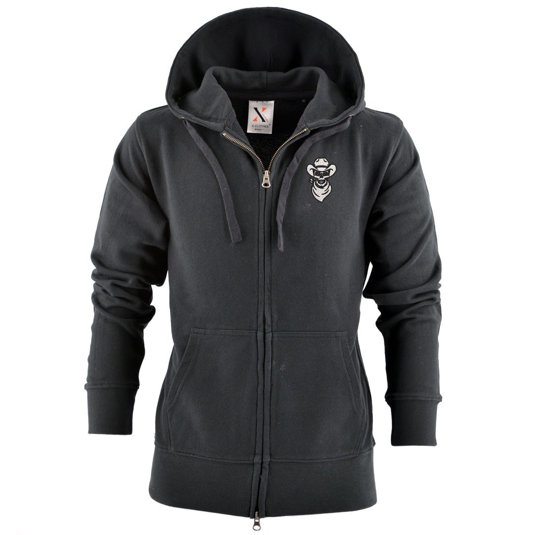 ドクロ 刺繍 メンズ ジップ パーカー 服 グッズ インディアン 得トク