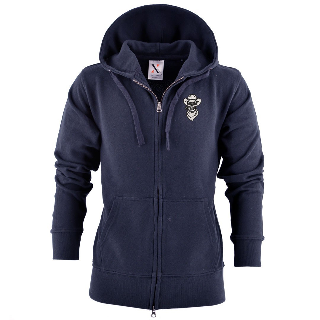 ドクロ 刺繍 メンズ ジップ パーカー 服 グッズ インディアン 得トク