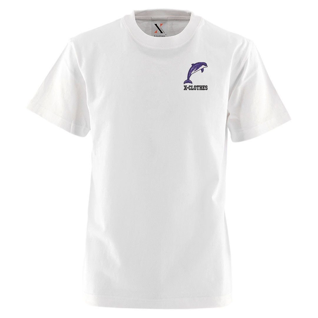 クジラ 刺繍 メンズ Tシャツ 5.6オンス 半袖 服 グッズ イルカ 鯨 サンゴ 鯉 得トク２WEEKs｜x-clothes｜04
