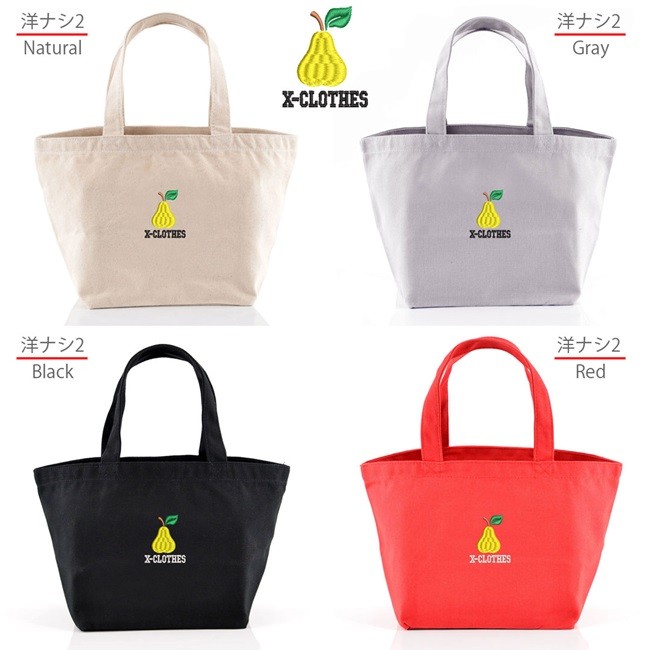 フルーツ 刺繍 バッグ ミニトートバッグ トートバッグ グッズ
