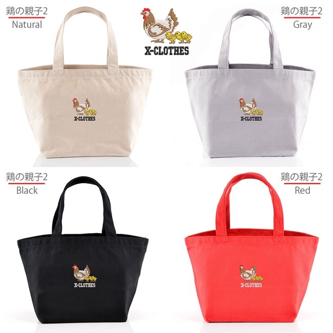 小鳥 インコ 刺繍 バッグ ミニトートバッグ トートバッグ グッズ タカ
