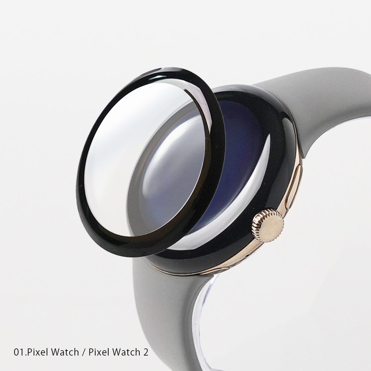 Google Pixel Watch 3 45mm カバー 保護カバー 保護フィルム 強化
