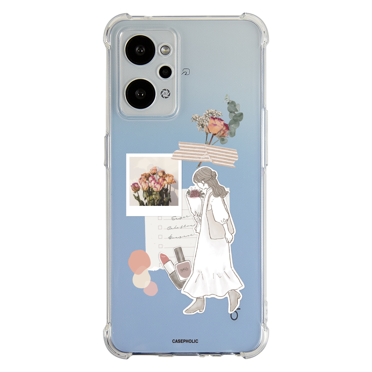 oppo reno7 a reno5 a reno 3a ケース スマホケース 携帯ケース アンドロイド携帯カバー スマホカバー 韓国 ドライフラワー  コラージュ 大人可愛い 大人女子 :v-o-grl-collage:名入れスマホケースのエックスモール 通販 