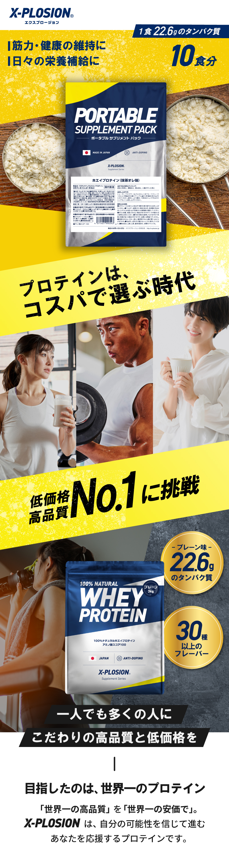 エクスプロージョン WPC 300g 抹茶オレ味 100%ホエイプロテイン