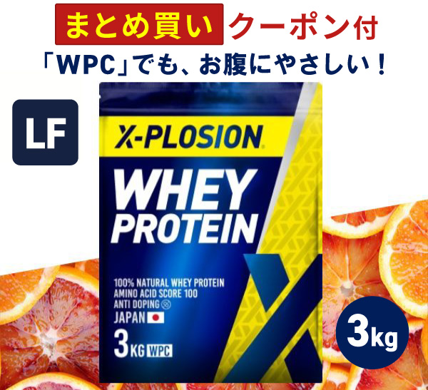 エクスプロージョン（X-PLOSION） WPC ラクトースフリー 3kg ブラッド