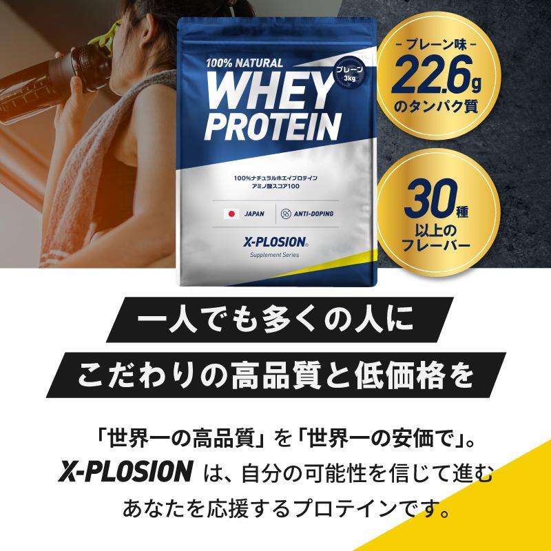 エクスプロージョン WPC 3kg ミルクチョコレート味 100%ホエイプロテイン 大容量｜x-plosion｜04