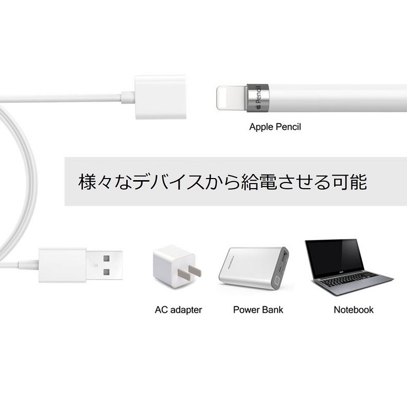 Apple Pencil 充電ケーブル