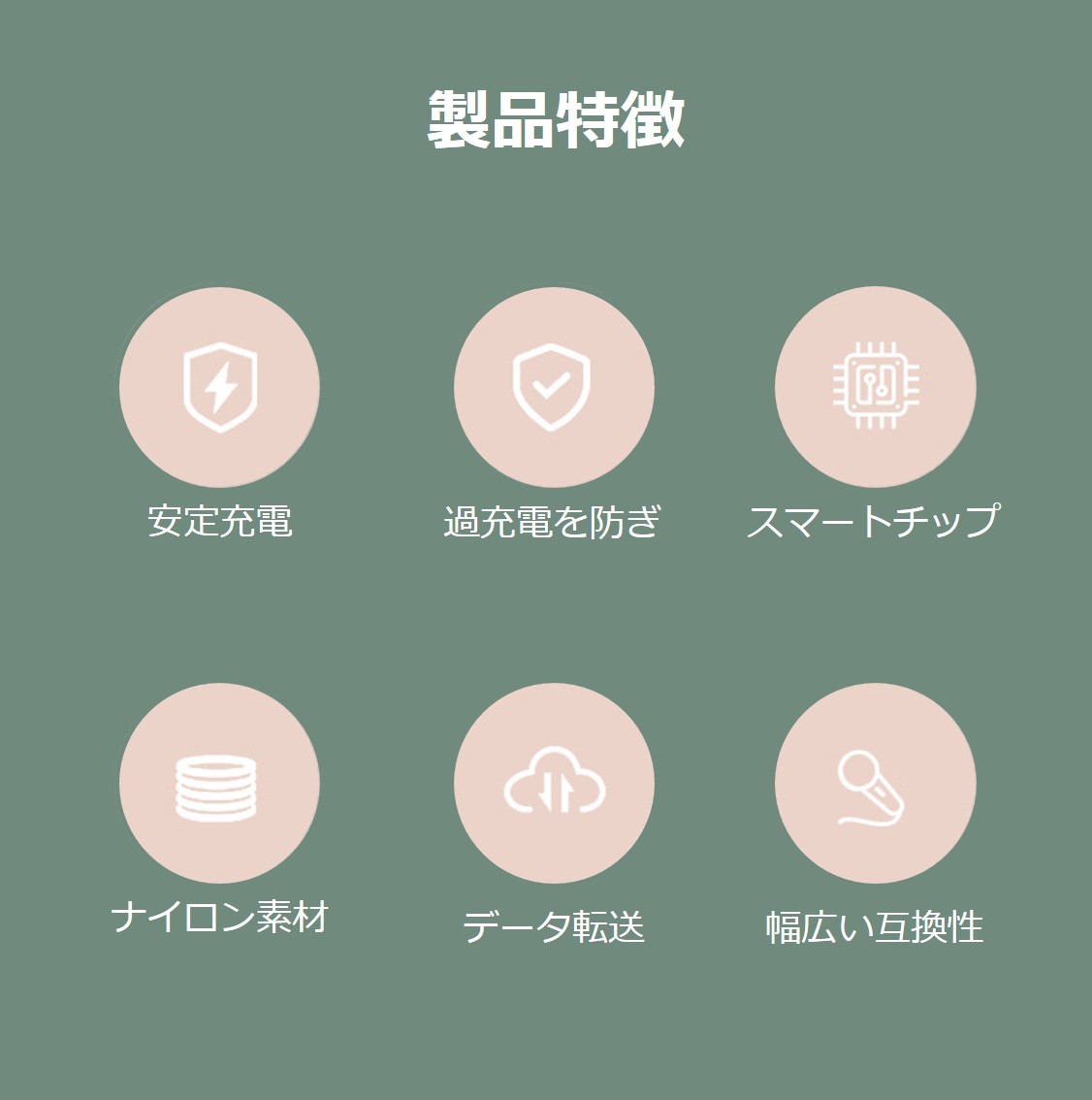 Apple Pencil 充電ケーブル