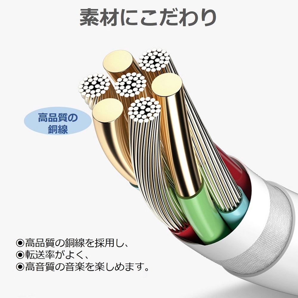 iOS16対応 iPhone イヤホンジャック 変換ケーブル iPhone X 変換 アダプタ 音楽再生