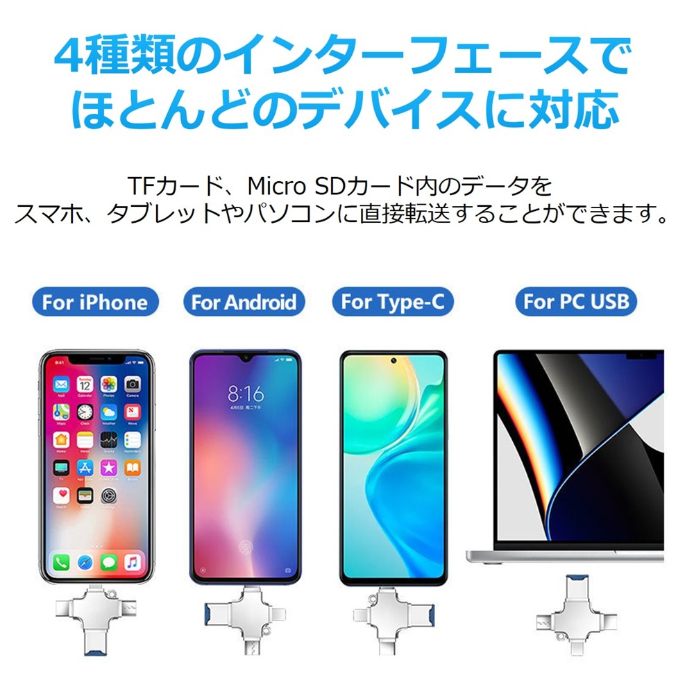 iPhone iPad Lightning SD カードリーダー