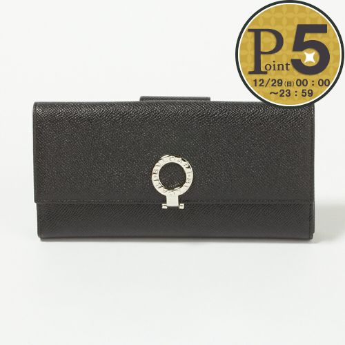 ブルガリ 財布 長財布 BVLGARI 30416 BLACK 【BULGARI BULGARI】