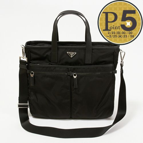 プラダ PRADA ブリーフケース 2VG860 2DMH XON ブラック(F0002 NERO) :40878768:テザーレブランドショップ