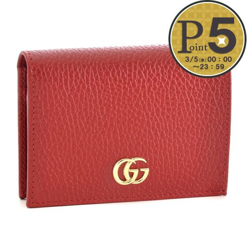 グッチ 財布 折財布 GUCCI 456126 CAO0G 6433 HIBISCUS RED 【PETITE MARMONT】 :41274866:テザーレブランドショップ