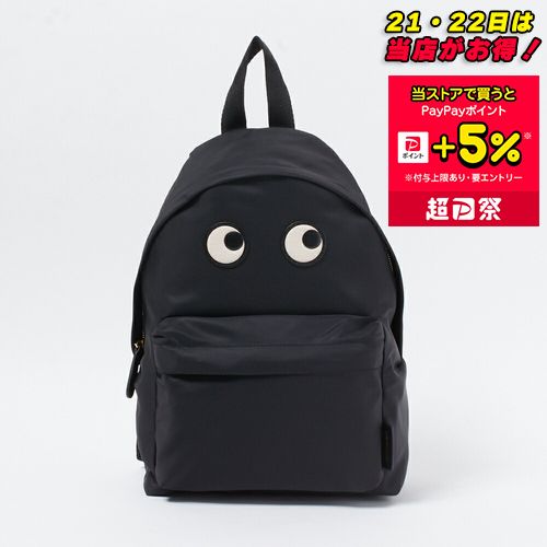 アニヤハインドマーチ バッグ リュックサック 【Backpack Eyes in Black Recycled Nylon】 152921 BLACK ANYA  HINDMARCH : 42958239 : テザーレブランドショップ - 通販 - Yahoo!ショッピング