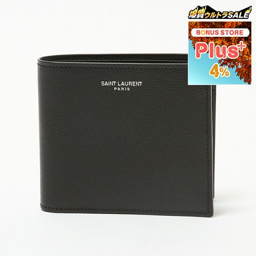サンローラン(SAINT LAURENT) ブラック 三つ折り財布 | 通販・人気