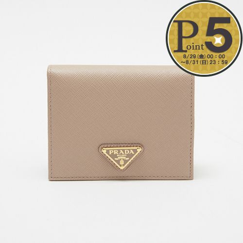 PRADA 折財布 SAFFIANO TRIANG 1MV204 QHH PRADA 財布 1MV204 QHH SAFFIANO TRIANGOLO トライアングルロゴ