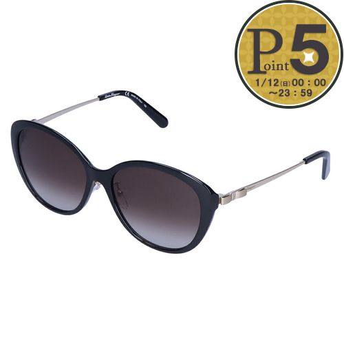 フェラガモ FERRAGAMO レディース サングラス 973SA ブラック(001 BLACK) :43545261:テザーレブランドショップ