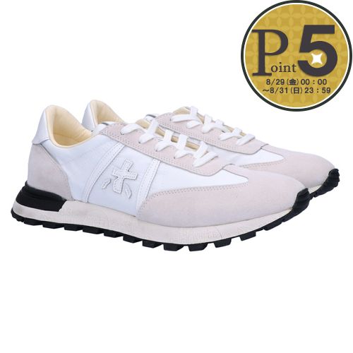 プレミアータ PREMIATA メンズ シューズ スニーカー JOHN LOW ジョンロー 5804 WHITE｜x-sell