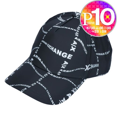 アルマーニエクスチェンジ ARMANI EXCHANGE キャップ 帽子 954208 3R101 ブラック(27321 BLACK)｜x-sell