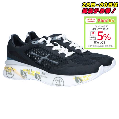 プレミアータ PREMIATA メンズシューズ スニーカー MOE RUN 6335 BLACK