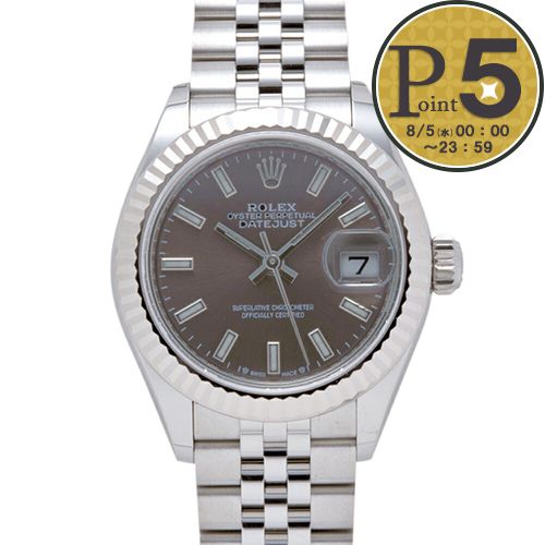 �y�\���Ώەi�z�y�����񂹁z �����b�N�X ROLEX ���v ���f�B�[�X�E�H�b�` �f�C�g�W���X�g 28 279174 �_�[�N�O���[������