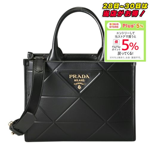 お取り寄せ】 プラダ PRADA ハンドバッグ シンボル ステッチ レザー スモール バッグ 1BA396 ASK OCO ブラックGD金具 :  43892785 : テザーレブランドショップ - 通販 - Yahoo!ショッピング