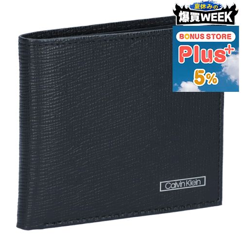 �y���s�A���i�z �J���o���N���C�� CALVIN KLEIN �����Y �܍��z ��܂� ���K����t�� BILLFOLD WITH COIN POCKET 31CK130009 BLACK