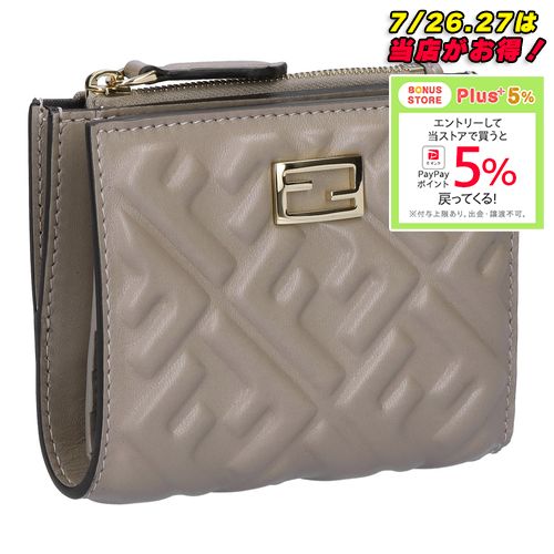フェンディ レディース ミニ財布 8M0506 AAJD F0E65 FENDI フェンディ 折財布 二つ折財布 スリムバゲット 8M0506