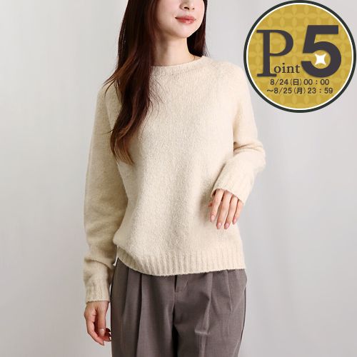 マックスマーラウィークエンド MAXMARA WEEKEND レディース クルーネックニット GHIACCI 014 AVORIO