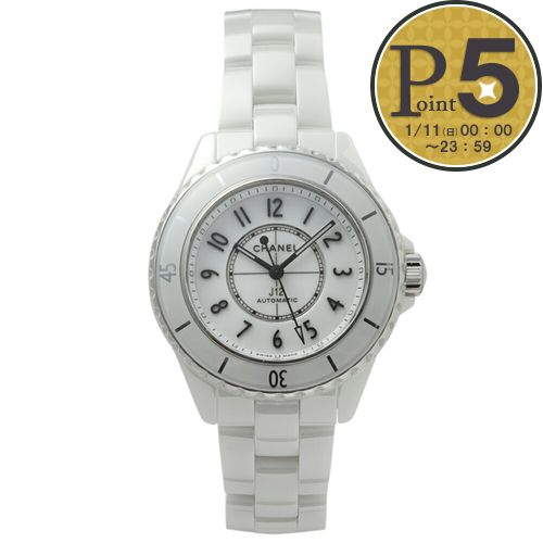 �y�����񂹁z �y���s�A���i�z �V���l�� CHANEL �r���v J12 H5699