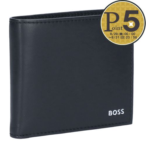 HUGO BOSS ヒューゴボス　二つ折り財布　メンズ　ブランド　小銭入れ　美品 セール】ヒューゴボス HUGO BOSS HUGO BOSS 二つ折り財布