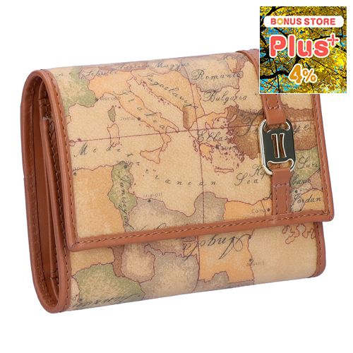 【新品】プリマクラッセ 三つ折り財布 地図柄 ブラック コンパクト財布 PRIMA CLASSE（プリマクラッセ） 【並行輸入品】 折財布 三つ折り財布