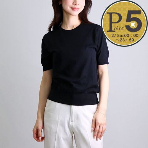 �y���s�A���i�z �W�����X���h���[ JOHN SMEDLEY ���f�B�[�X �����j�b�g NELL SWETER RN SS �V�[�A�C�����h�R�b�g�� MODERN FIT 30G 30�Q�[�W