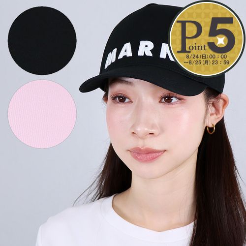 MARNI キッズキャップ ブラック MARNI マルニ キャップ KIDS M01470 M00J2 0M900 ブラック