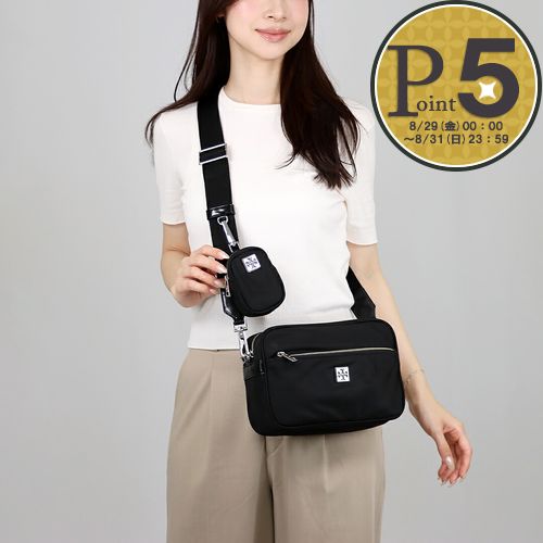 ショルダーバッグ・ポシェット TORY BURCH Woman Crossbody bags Black 169166 001 Virginia Crossbody Bag: Women's Designer Shoulder Bags