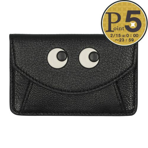 �y���s�A���i�z �A�j���n�C���h�}�[�` ANYA HINDMARCH �J�[�h�P�[�X �X�}�z �}�O�l�b�g �}�O�Z�[�t�Ή� 199452/5050925199452 BLACK ENVELOPE CARD CASE MAG SAF