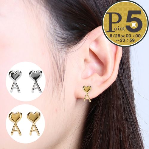AMI Alexandre Mattiussi 【並行輸入品】 アミパリス AMI PARIS ピアス