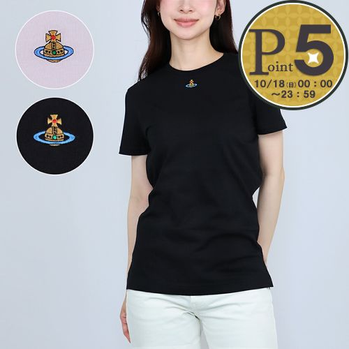 �y���s�A���i�z ���B���B�A���E�G�X�g�E�b�h VIVIENNE WESTWOOD ���f�B�[�X ���� T�V���c ORB PERU T-SHIRT 3G010017 J001M ��100�� �R�b�g��