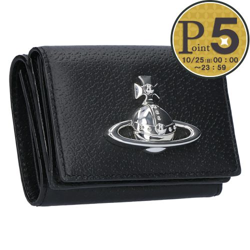 �y���s�A���i�z ���B���B�A���E�G�X�g�E�b�h VIVIENNE WESTWOOD �܍��z �O�܂���z �R���p�N�g�E�H���b�g �~�j���z TRIFOLD MINI WALLET 5115003YW L00F7 N401