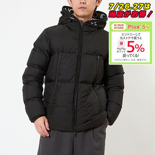 本日限定MONCLER ブラックダウンジャケット 2way