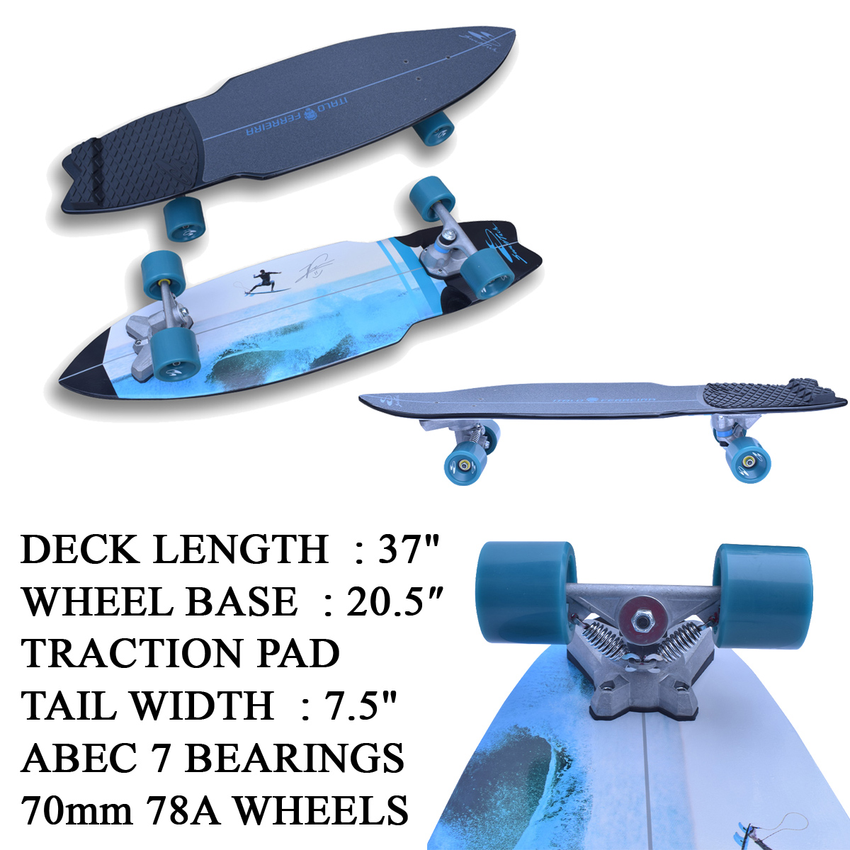 SwellTech サーフスケート Premiere SKATEBOARD 40 商品は直営店