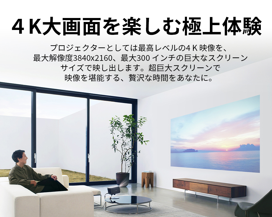 HOT送料無料 XGIMI HORIZON Pro リアル4K ホームプロジェクター 高輝度