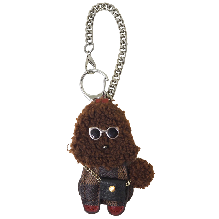 プードル ビション バックチャーム キーホルダー キーリング チャーム