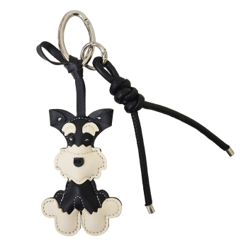 パラコード ジャラジャラ シュナウザー 犬 DOG ドッグ グレー