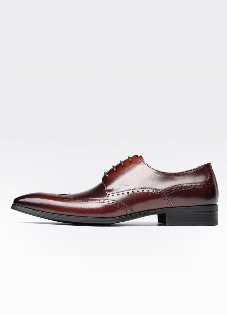 大人気♪再入荷 ♪新品定番メンズビジネスシューズ紳士靴 本革ウイング