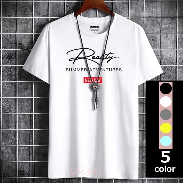 メール便送料無料 Tシャツ 半袖 メンズ SS 春夏 新作 春新作 夏新作 人気 流行 定番 2024 M7831 102 プリントティーシャツ トップス アパレル コットン100％ ウェア カジュアル ロゴ ブラック 黒 服 SMCS00401.jpg